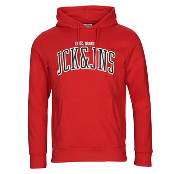 Oblečenie Muž Mikiny Jack & Jones JJCEMB SWEAT HOOD Červená