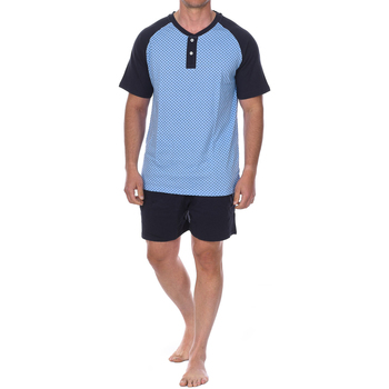 Oblečenie Muž Pyžamá a nočné košele J And J Brothers JJBCH5101 Modrá