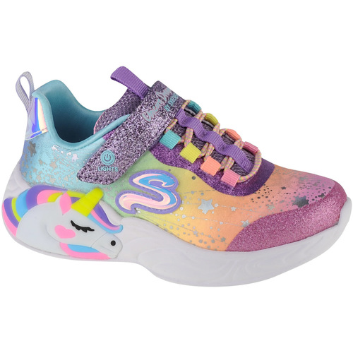 Topánky Dievča Nízke tenisky Skechers S-Lights Unicorn Dreams Viacfarebná