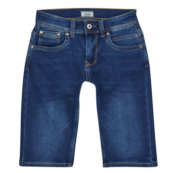 Oblečenie Chlapec Šortky a bermudy Pepe jeans TRACKER SHORT Modrá