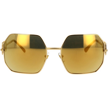 Hodinky & Bižutéria Slnečné okuliare Versace Occhiali da Sole  VE2248 10027P Zlatá