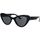Hodinky & Bižutéria Slnečné okuliare Prada Occhiali da Sole  PR13YS 1AB5S0 Čierna