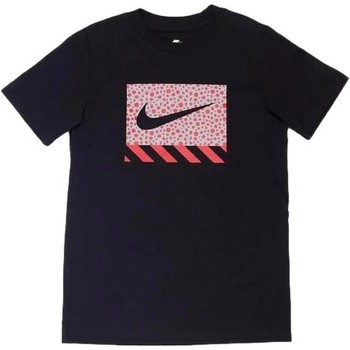 Oblečenie Chlapec Tričká s krátkym rukávom Nike CAMISETA NIO  SPORTSWEAR  DO1823 Čierna