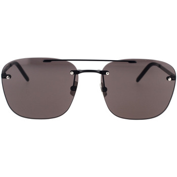 Hodinky & Bižutéria Slnečné okuliare Yves Saint Laurent Occhiali da Sole Saint Laurent SL309 Rimless 001 Čierna
