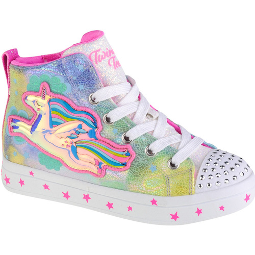 Topánky Dievča Nízke tenisky Skechers Twi-Lites 2.0 - Unicorn Galaxy Viacfarebná