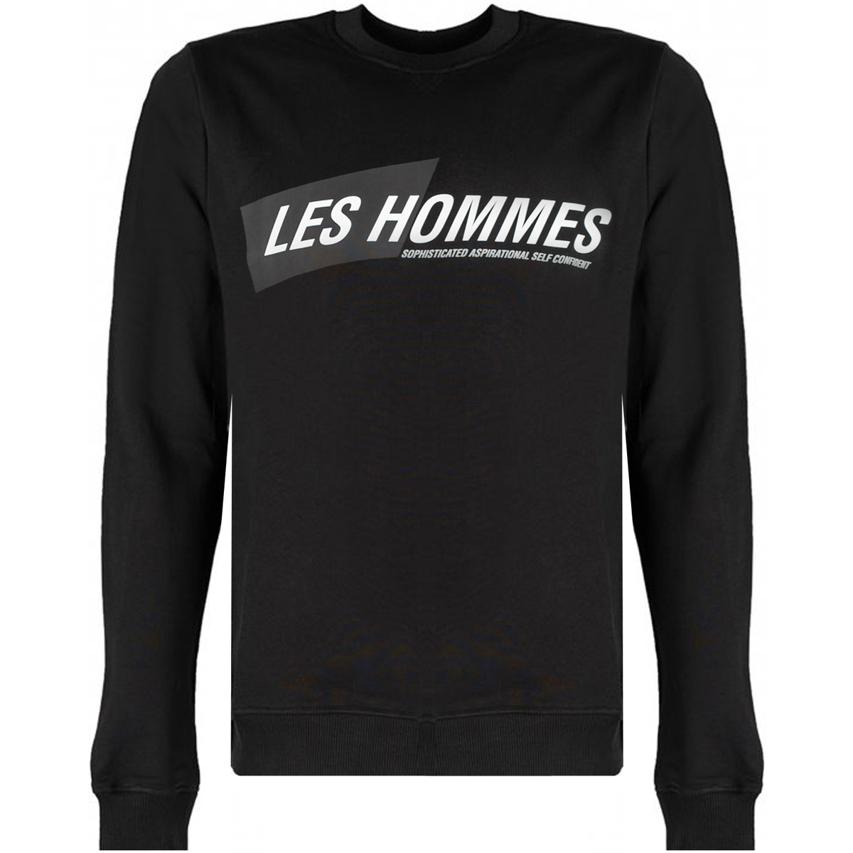 Oblečenie Muž Mikiny Les Hommes LLH401-758P | Round Neck Sweater Čierna