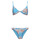 Oblečenie Žena Plavky dvojdielne Roxy PT ROXY LOVE THE SURF KNOT SET Modrá / Biela / Ružová