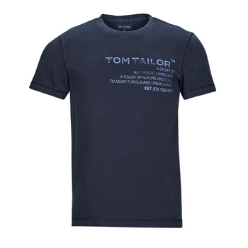 Oblečenie Muž Tričká s krátkym rukávom Tom Tailor 1035638 Námornícka modrá