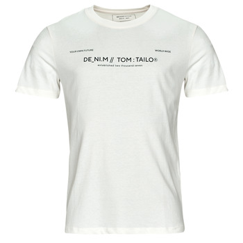 Oblečenie Muž Tričká s krátkym rukávom Tom Tailor 1035581 Biela