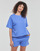 Oblečenie Žena Tričká s krátkym rukávom Pieces PCCHILLI SUMMER 2/4 LOOSE SWEAT Modrá