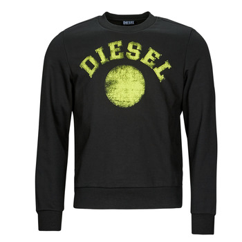 Oblečenie Muž Mikiny Diesel S-GINN-K30 Čierna / Zelená