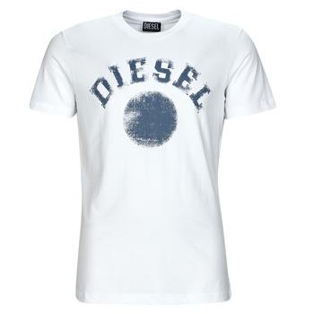 Oblečenie Muž Tričká s krátkym rukávom Diesel T-DIEGOR-K56 Biela / Modrá
