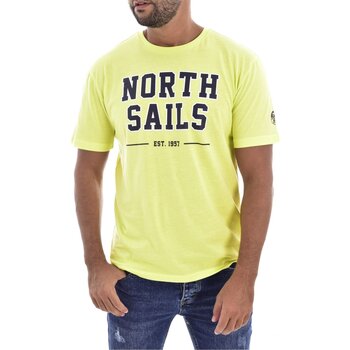 Oblečenie Muž Tričká s krátkym rukávom North Sails 2406 Žltá