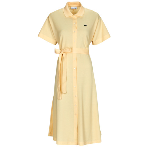 Oblečenie Žena Krátke šaty Lacoste  Žltá