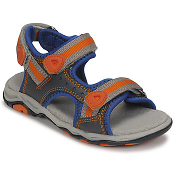 Topánky Chlapec Športové sandále Kickers KIWI Modrá / Oranžová