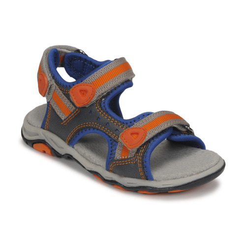 Topánky Chlapec Športové sandále Kickers KIWI Modrá / Oranžová