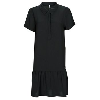 Oblečenie Žena Krátke šaty JDY JDYLION S/S PLACKET DRESS Čierna