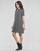 Oblečenie Žena Krátke šaty JDY JDYLION S/S PLACKET DRESS Čierna / Biela