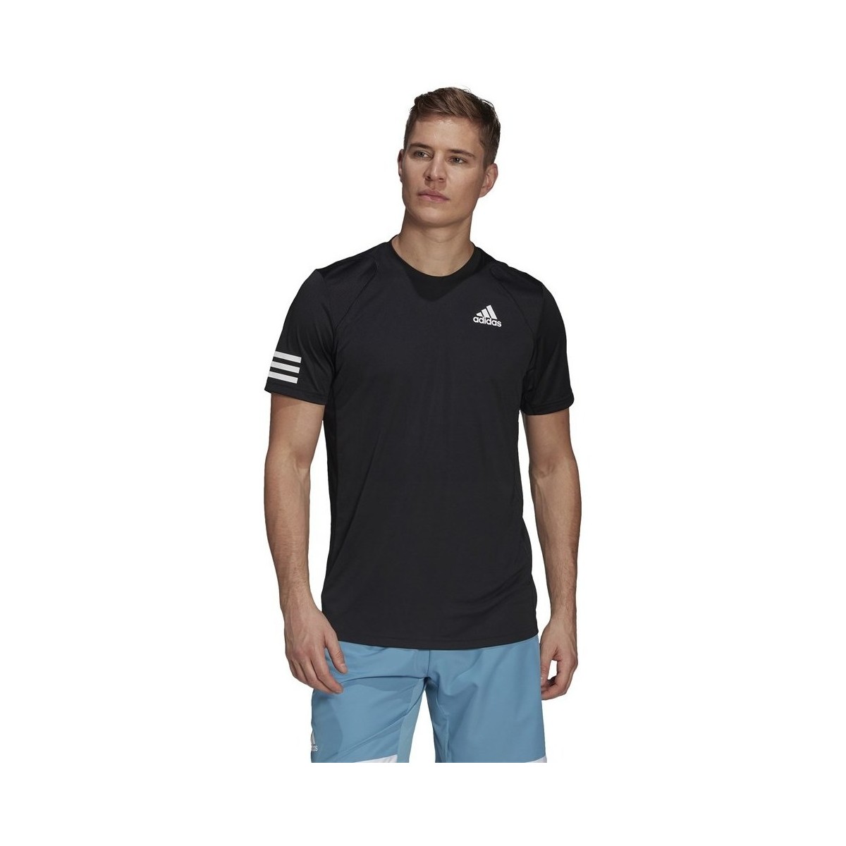 Oblečenie Muž Tričká s krátkym rukávom adidas Originals Club Tennis 3STRIPES Čierna