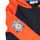 Oblečenie Chlapec Mikiny Name it NKMTULAS SWE CARD W HOOD Námornícka modrá / Oranžová