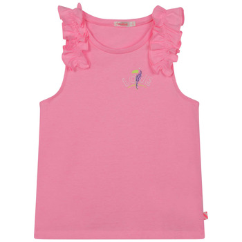 Oblečenie Dievča Tielka a tričká bez rukávov Billieblush U15B42-462 Ružová