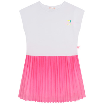 Oblečenie Dievča Krátke šaty Billieblush U12799-10P Biela / Ružová