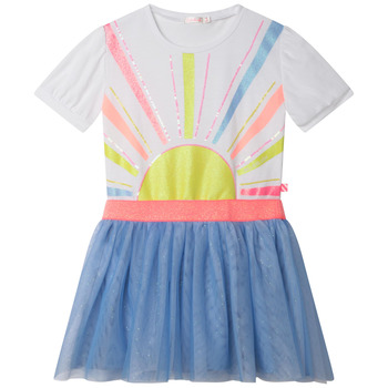 Oblečenie Dievča Krátke šaty Billieblush U12800-10P Biela / Modrá