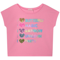 Oblečenie Dievča Tričká s krátkym rukávom Billieblush U15B48-462 Ružová