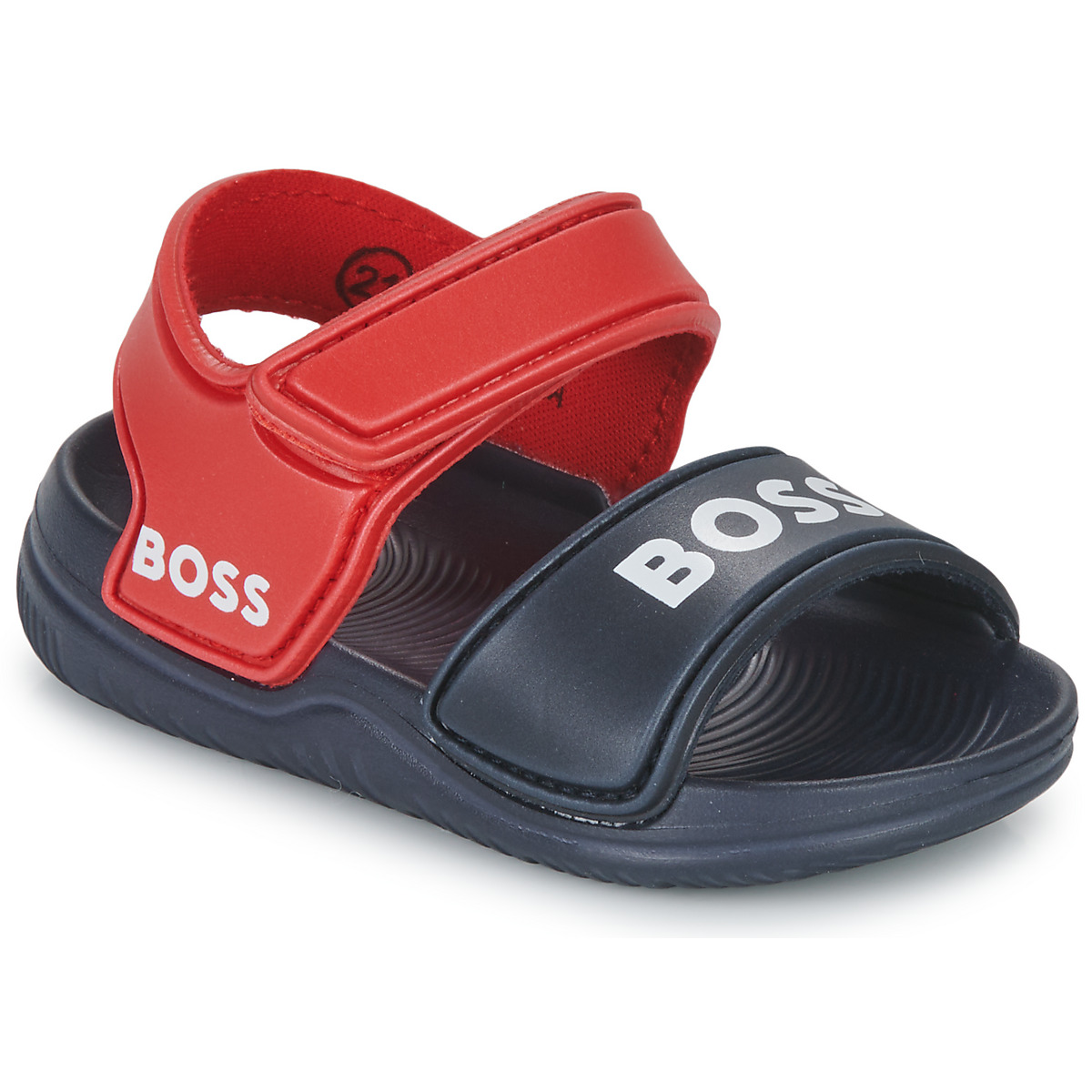 Topánky Chlapec Sandále BOSS J09190-849-B Námornícka modrá / Červená