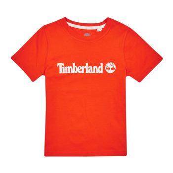 Oblečenie Chlapec Tričká s krátkym rukávom Timberland T25T77 Červená