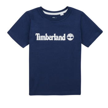 Oblečenie Chlapec Tričká s krátkym rukávom Timberland T25T77 Námornícka modrá