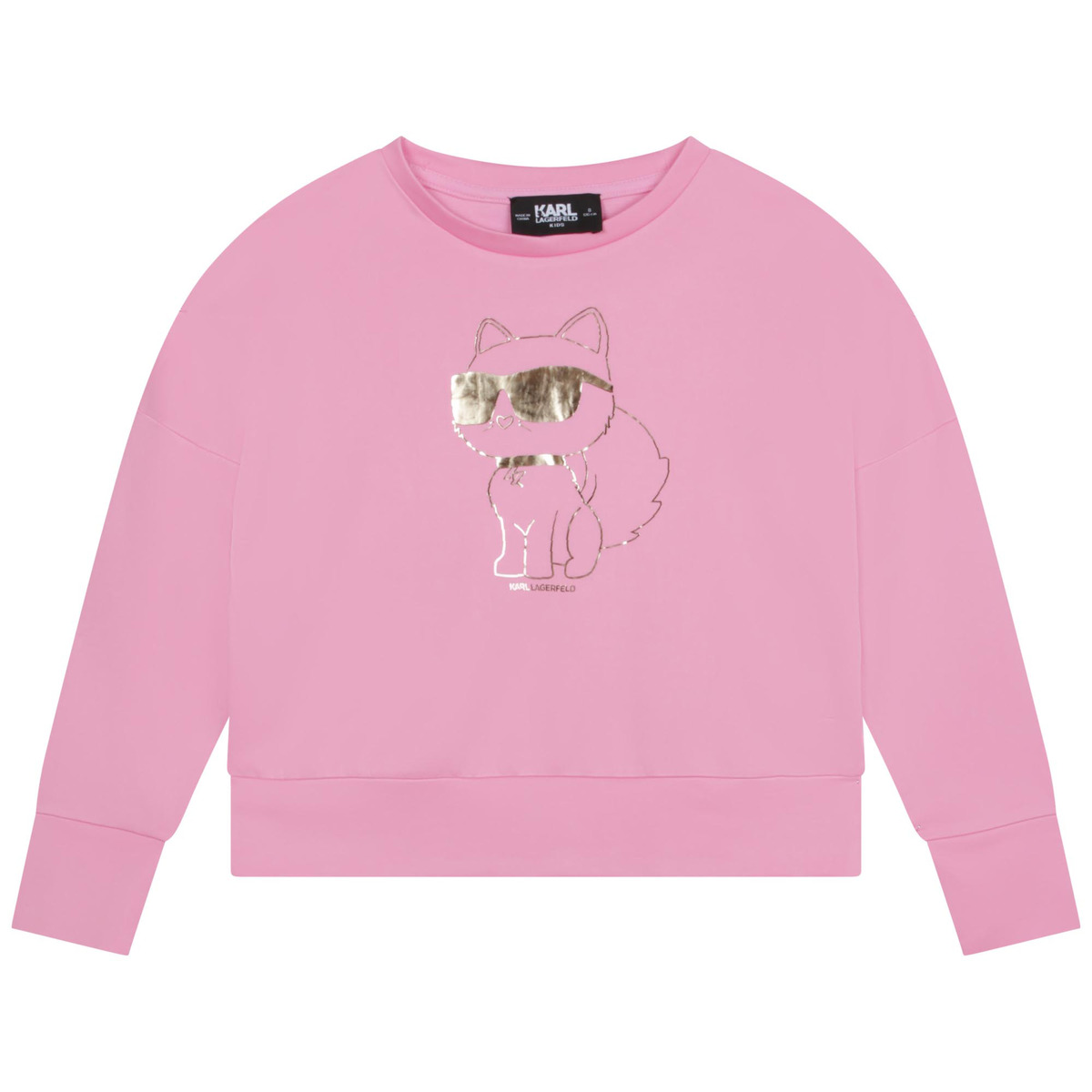 Oblečenie Dievča Mikiny Karl Lagerfeld Z15425-465-C Ružová