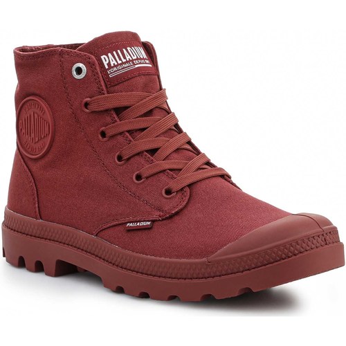 Topánky Muž Členkové tenisky Palladium Mono Chrome Wax Red 73089-658-M Červená