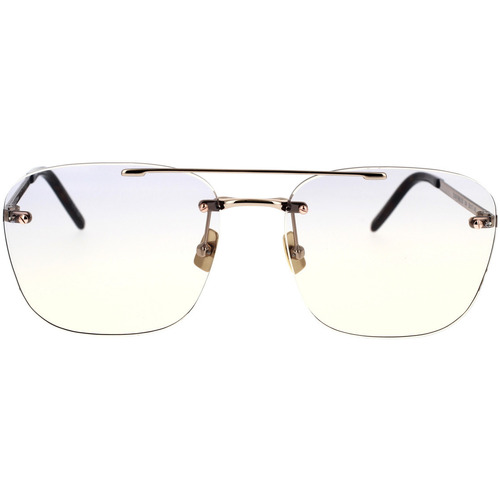 Hodinky & Bižutéria Slnečné okuliare Yves Saint Laurent Occhiali da Sole Saint Laurent SL309 Rimless 004 Zlatá