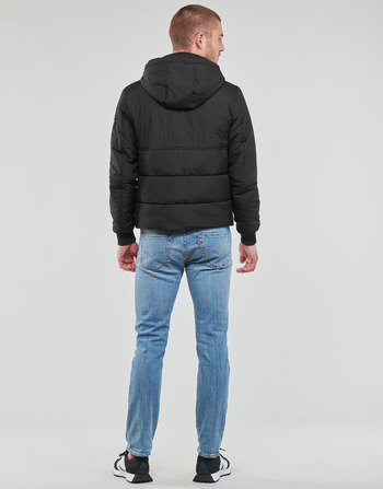 Calvin Klein Jeans HOODED HARRINGTON JACKET Čierna