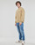 Oblečenie Muž Mikiny Calvin Klein Jeans SHRUNKEN BADGE CREW NECK Béžová