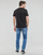Oblečenie Muž Tričká s krátkym rukávom Calvin Klein Jeans LOGO TAPE TEE Čierna