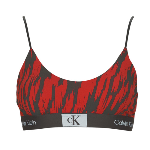 Spodná bielizeň Žena Športové Calvin Klein Jeans UNLINED BRALETTE Čierna / Červená