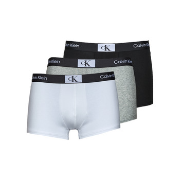Spodná bielizeň Muž Boxerky Calvin Klein Jeans TRUNK 3PK X3 Čierna / Biela / Šedá