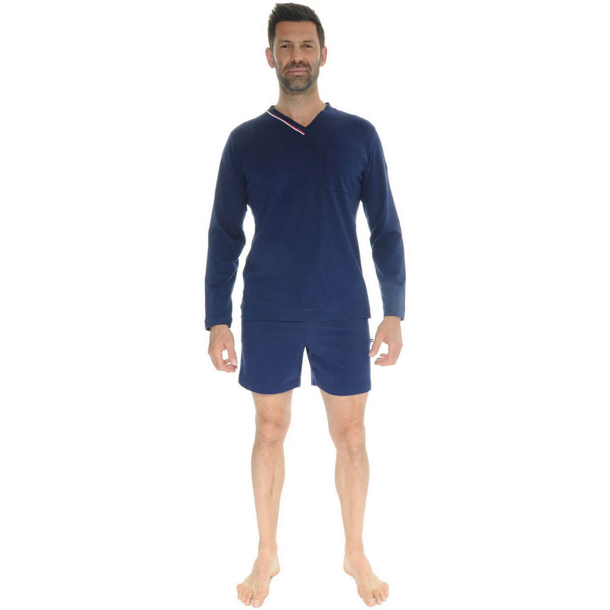 Oblečenie Muž Pyžamá a nočné košele Le Pyjama Français RENAISON Modrá