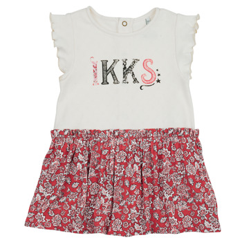 Oblečenie Dievča Krátke šaty Ikks XW30070 Biela / Ružová