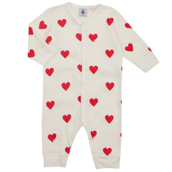 Oblečenie Deti Pyžamá a nočné košele Petit Bateau A00E901 Biela / Červená
