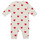 Oblečenie Deti Pyžamá a nočné košele Petit Bateau A00E901 Biela / Červená