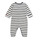 Oblečenie Deti Pyžamá a nočné košele Petit Bateau A06P501 Biela / Námornícka modrá