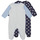 Oblečenie Deti Pyžamá a nočné košele Petit Bateau A06X600 X2 Viacfarebná