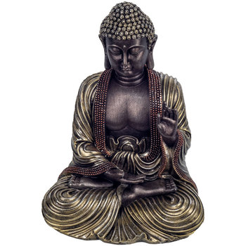 Domov Sochy Signes Grimalt Buddha Postava Meditujúci Čierna