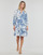Oblečenie Žena Krátke šaty One Step FW30031 Biela / Modrá