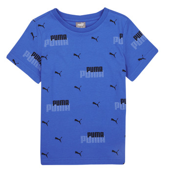 Oblečenie Chlapec Tričká s krátkym rukávom Puma ESS+ LOGO POWER AOP Čierna