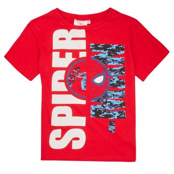 Oblečenie Chlapec Tričká s krátkym rukávom TEAM HEROES  T-SHIRT SPIDERMAN Červená