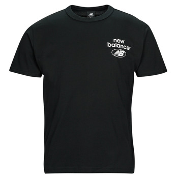 Oblečenie Muž Tričká s krátkym rukávom New Balance Essentials Logo T-Shirt Čierna